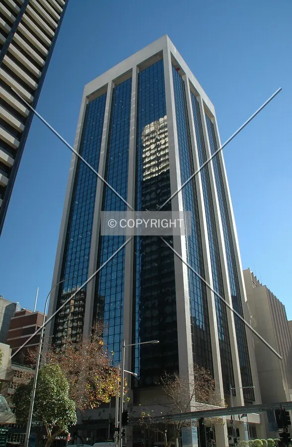 Looking up from York Street