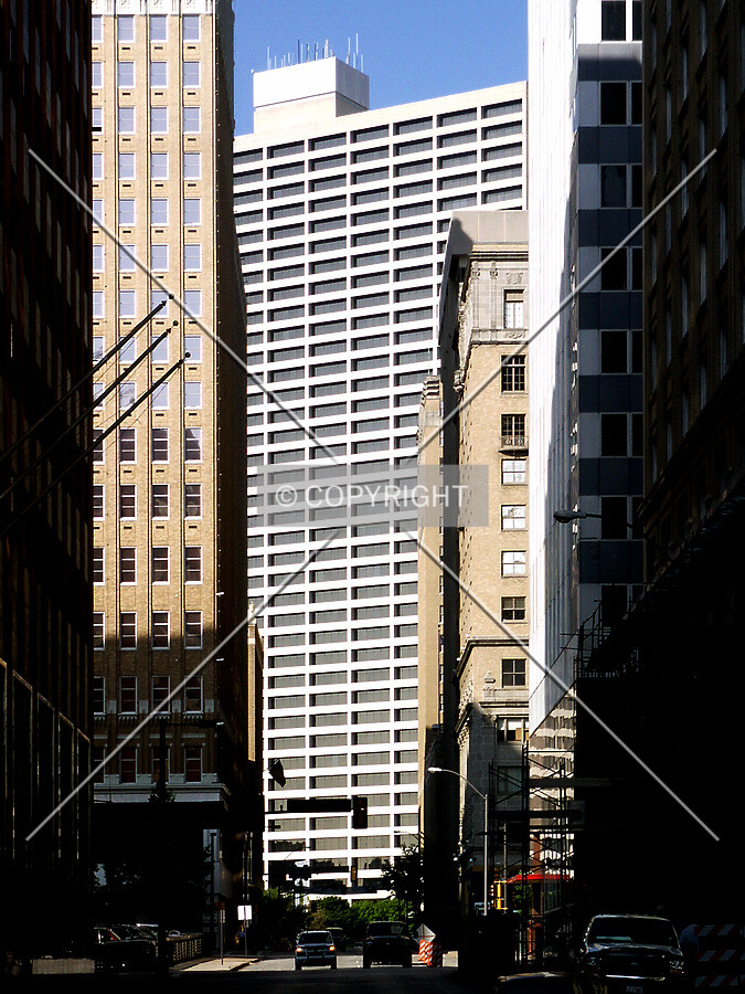 Looking west down 7th Street