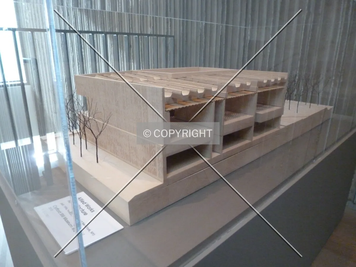 model of Clyfford Still Museum