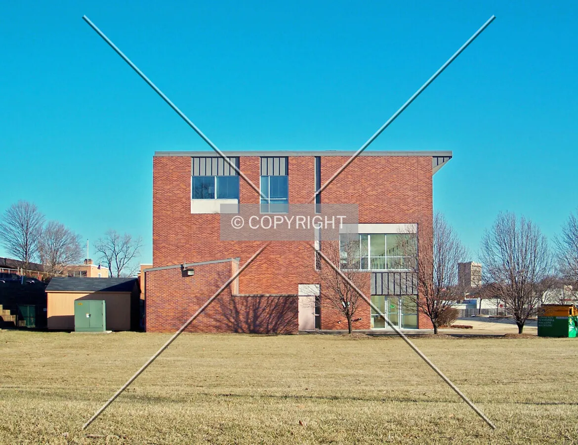 View from the northwest; February 29, 2008