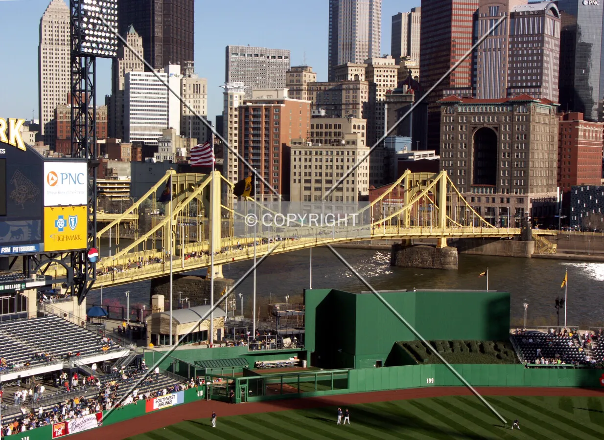 Looking east from PNC Park
