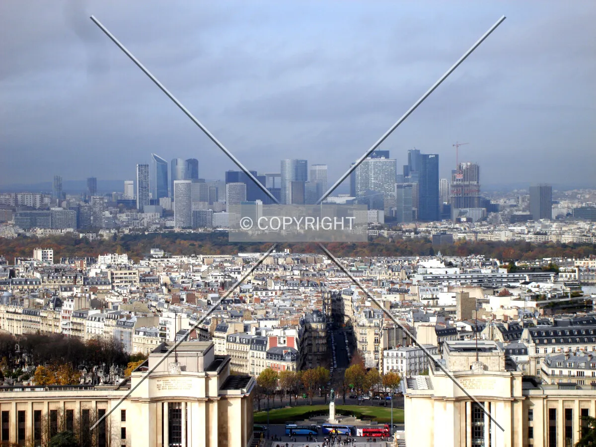 As seen from Eiffel Tower