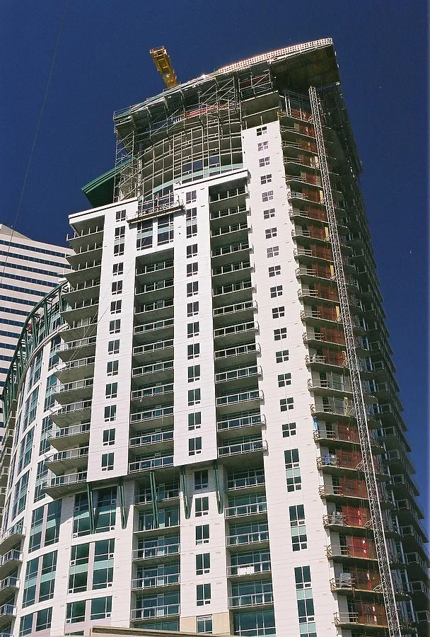 View from the southeast