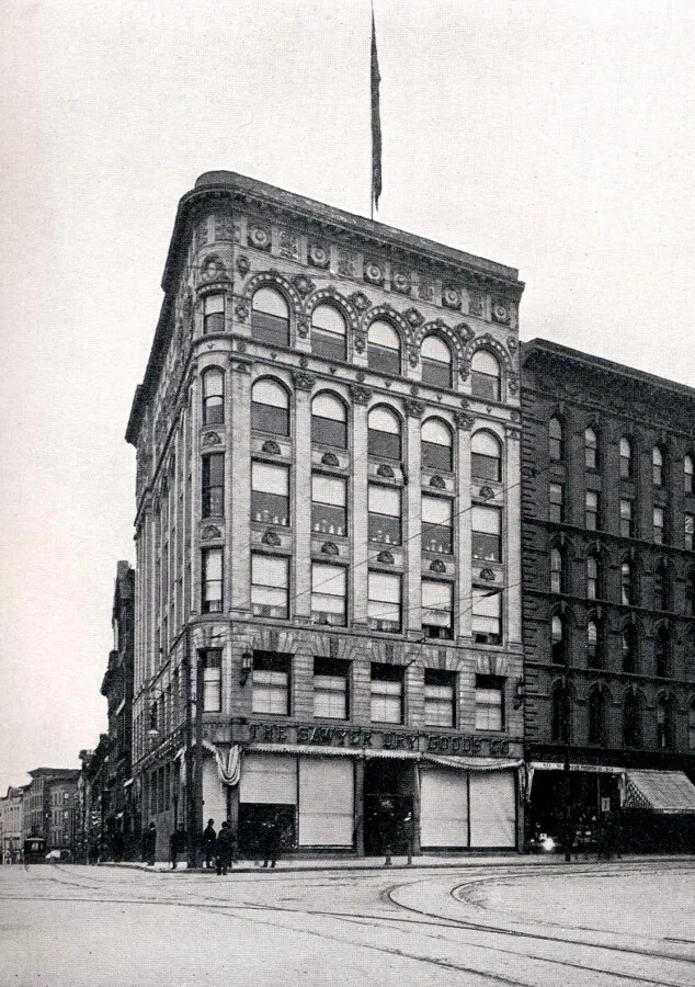 View from the southeast at Asylum and Main streets