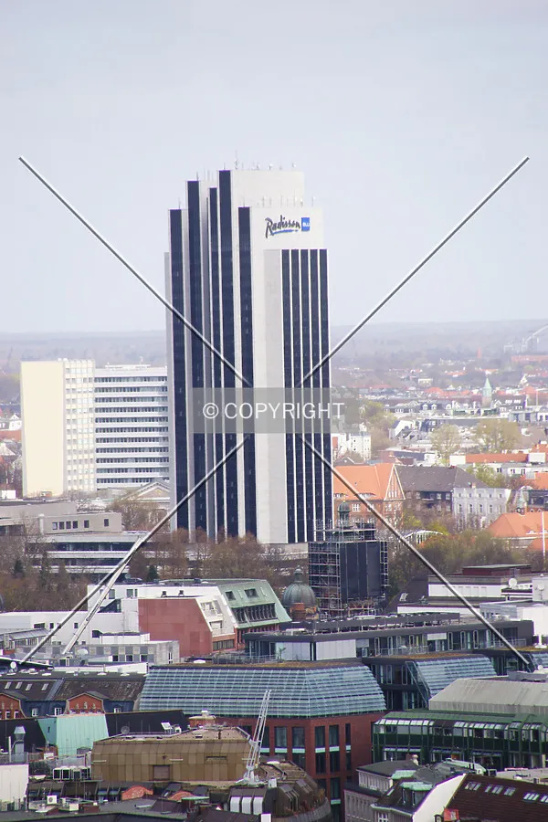 Radisson Hotel skyscraper in Hamburg