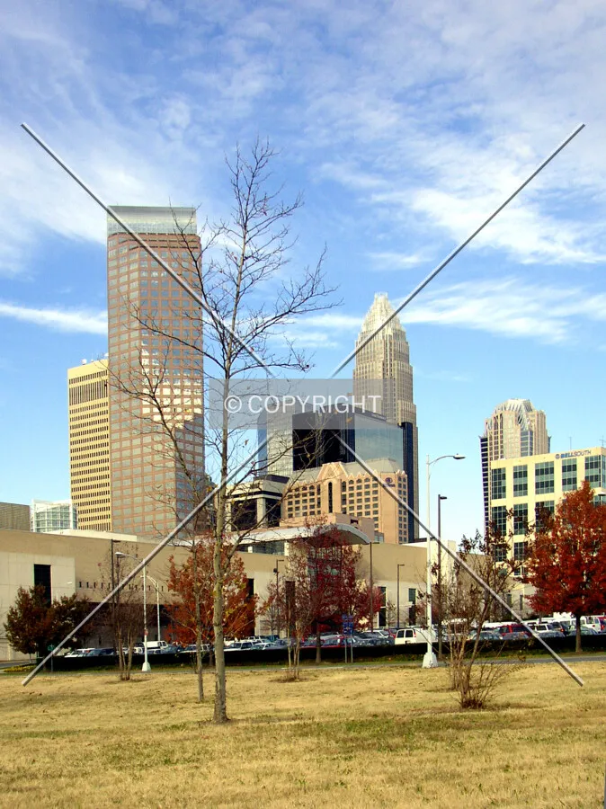 Looking northwest from South Boulevard