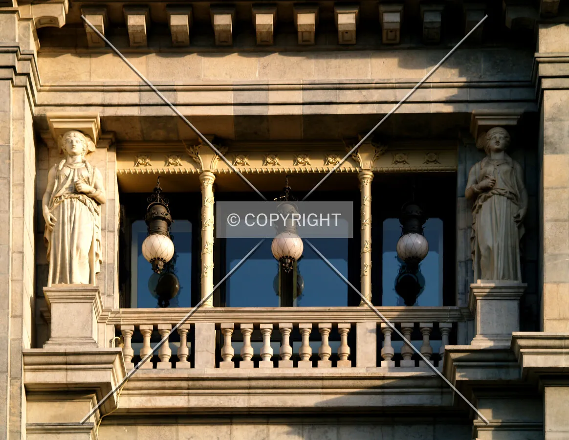 Detail of northern facade