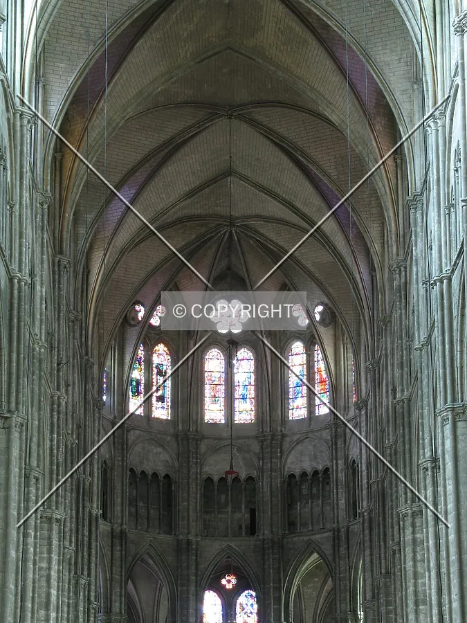 Looking up towards the choir