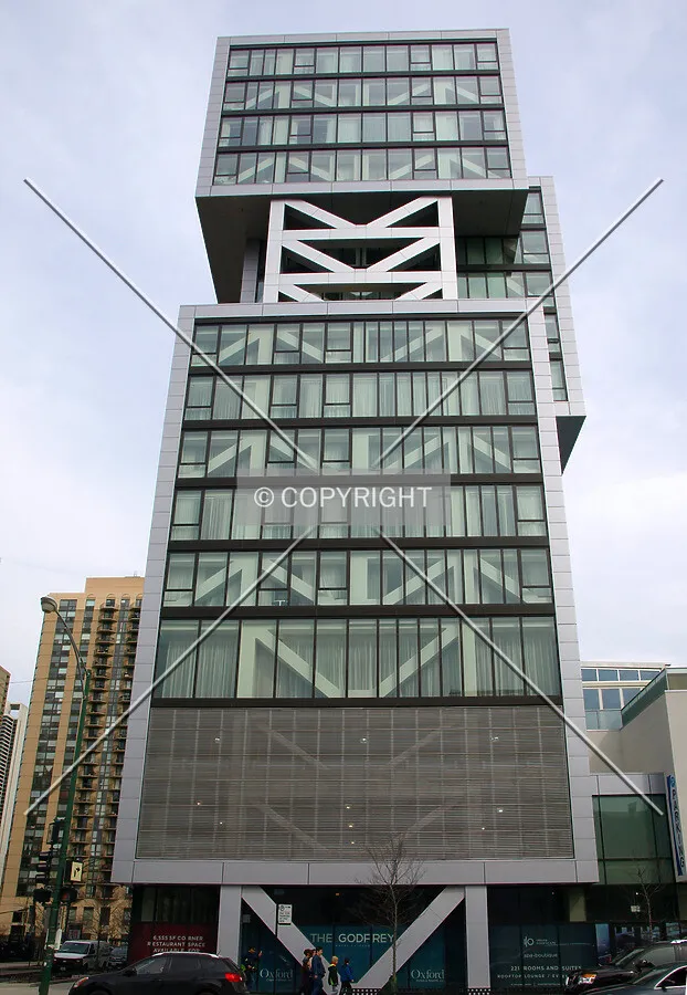 Looking up from th ewest