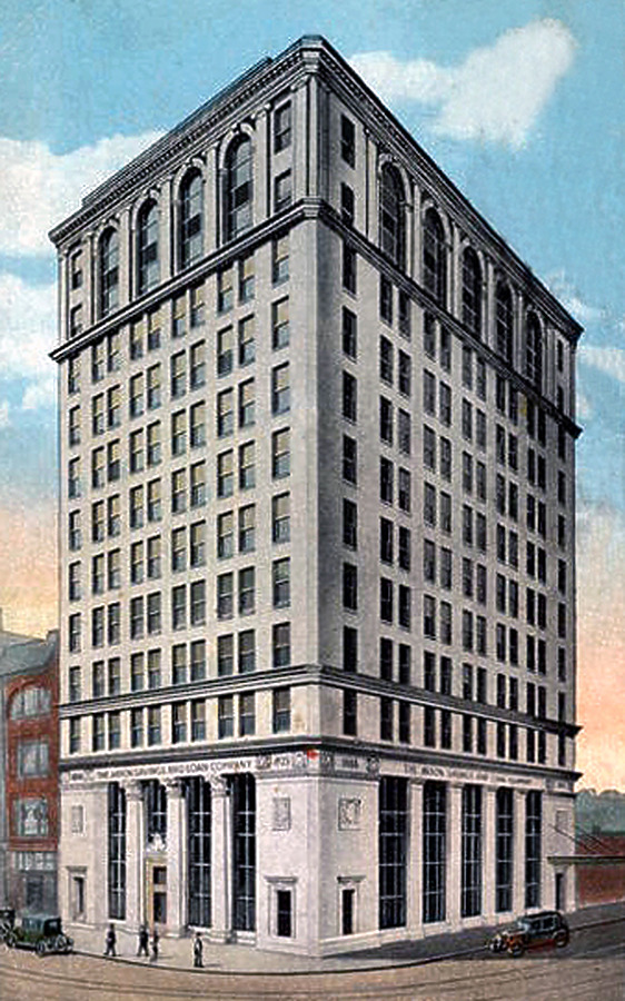 Vintage view from the northeast