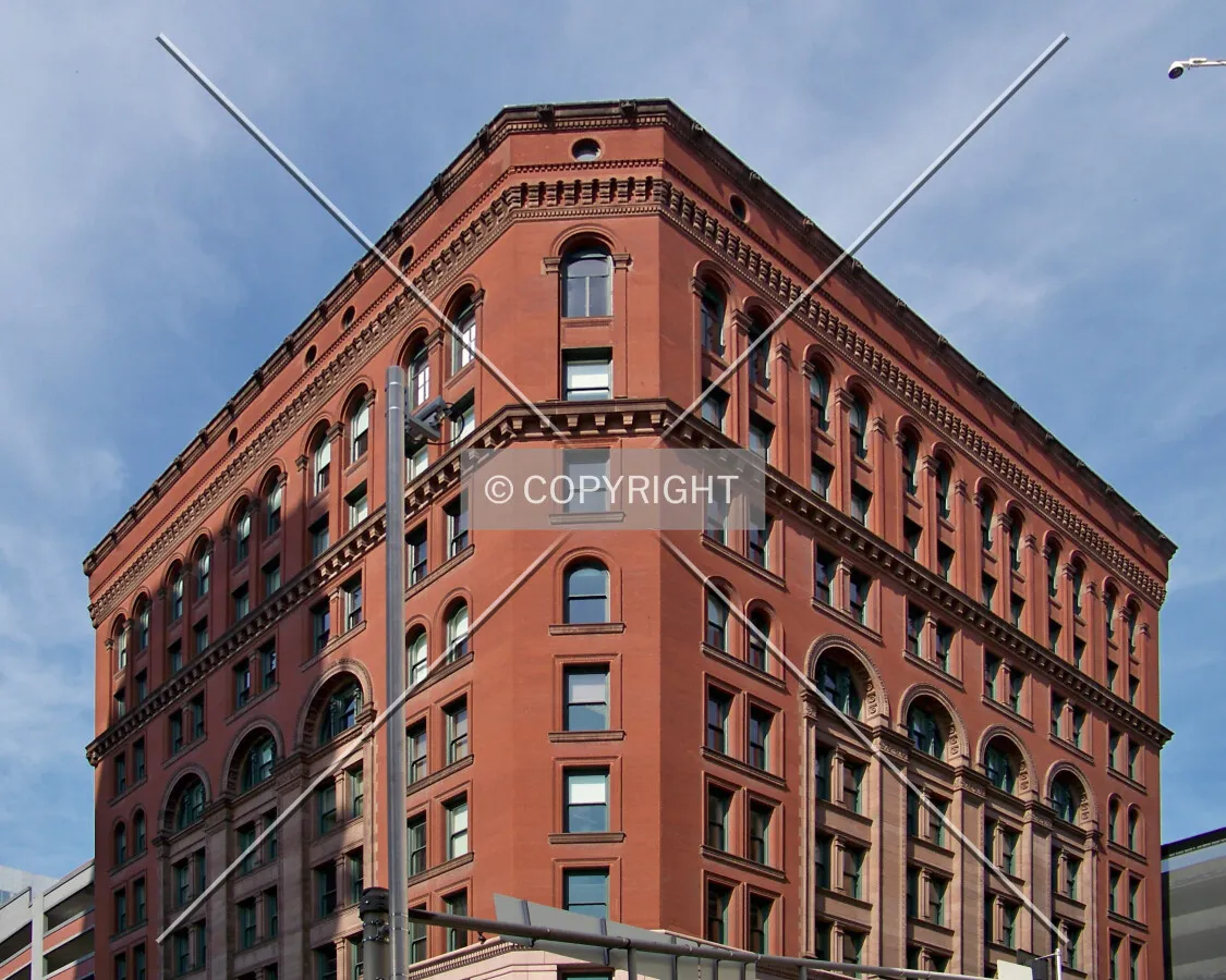 Top floors from the northeast