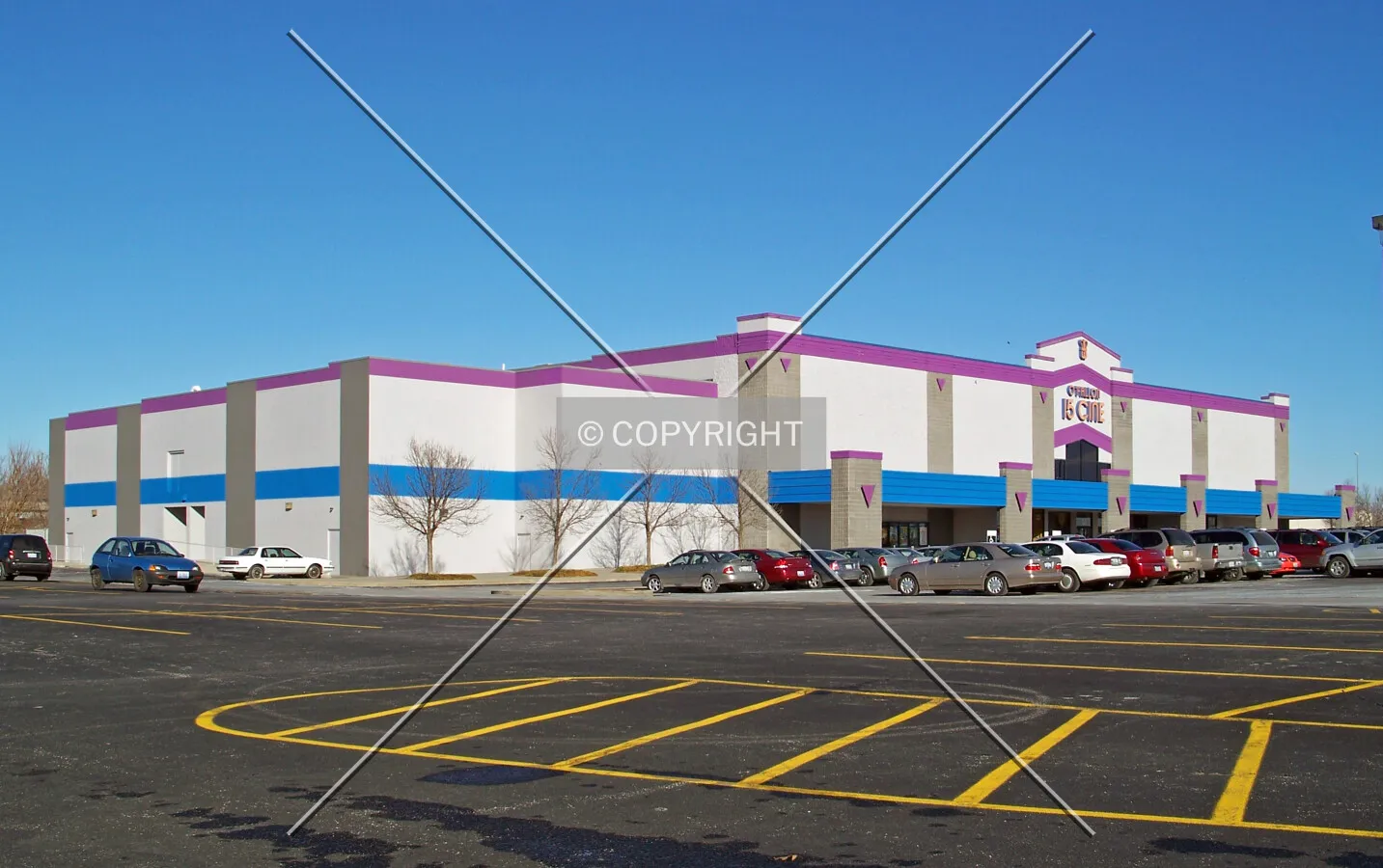 View from the southeast, Thursday, January 24, 2008