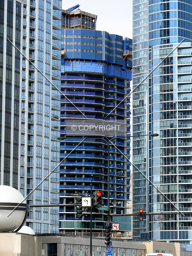 View to the northwest from Lake Shore Drive