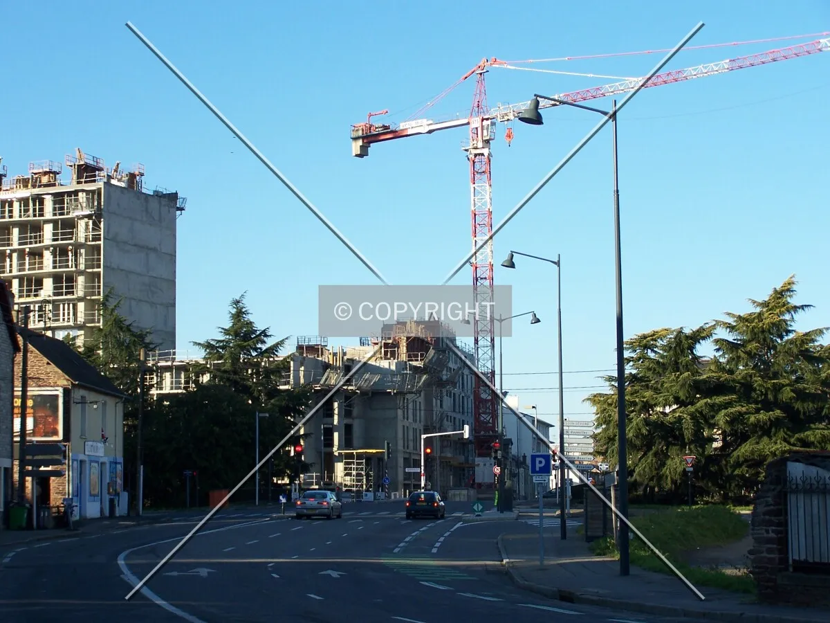 Aperçu du chantier depuis le Boulevard Villebois-Mareuil