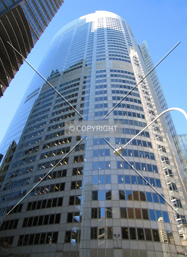 Looking up from Bent Street