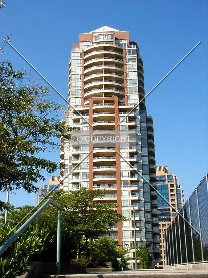 View from above the SkyTrain station