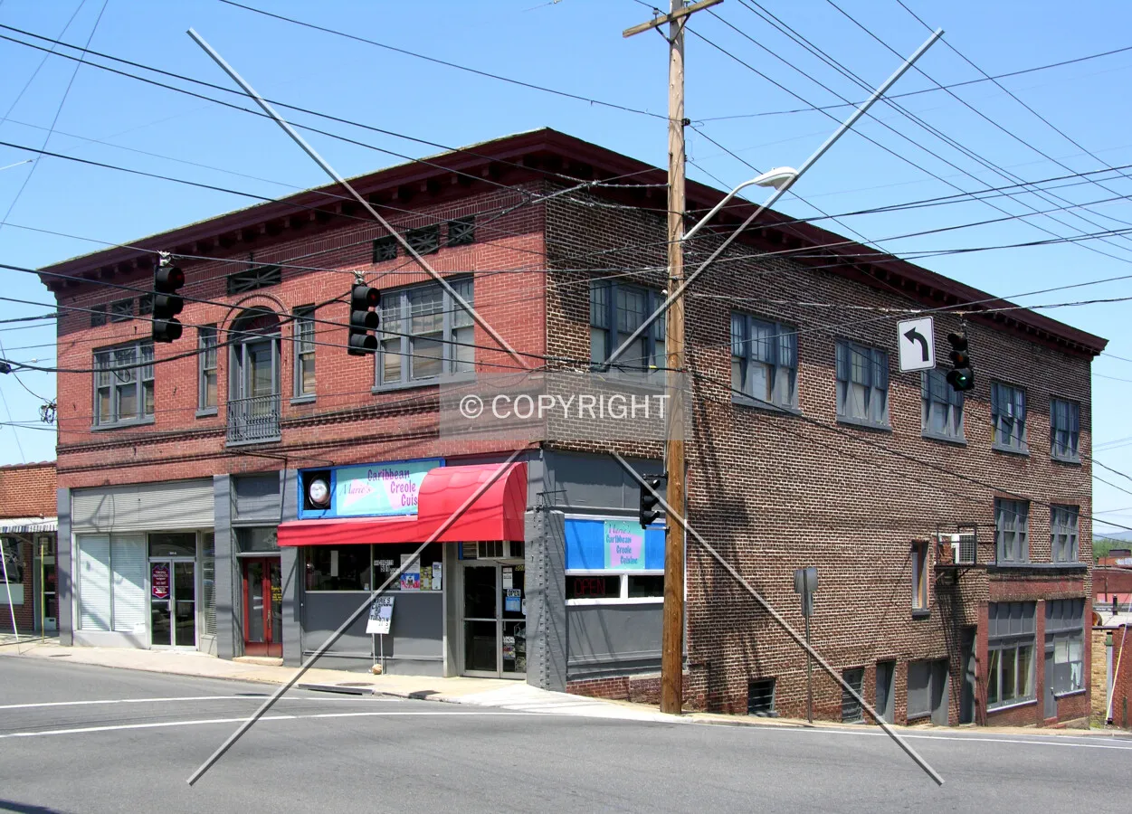 From the southeast across Campbell Avenue