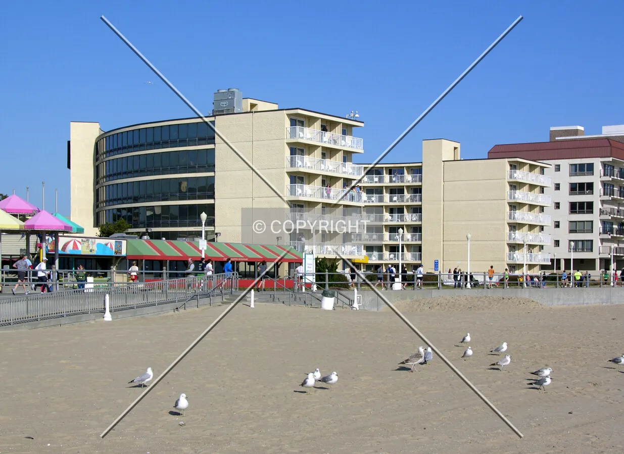 From the beach to the southeast
