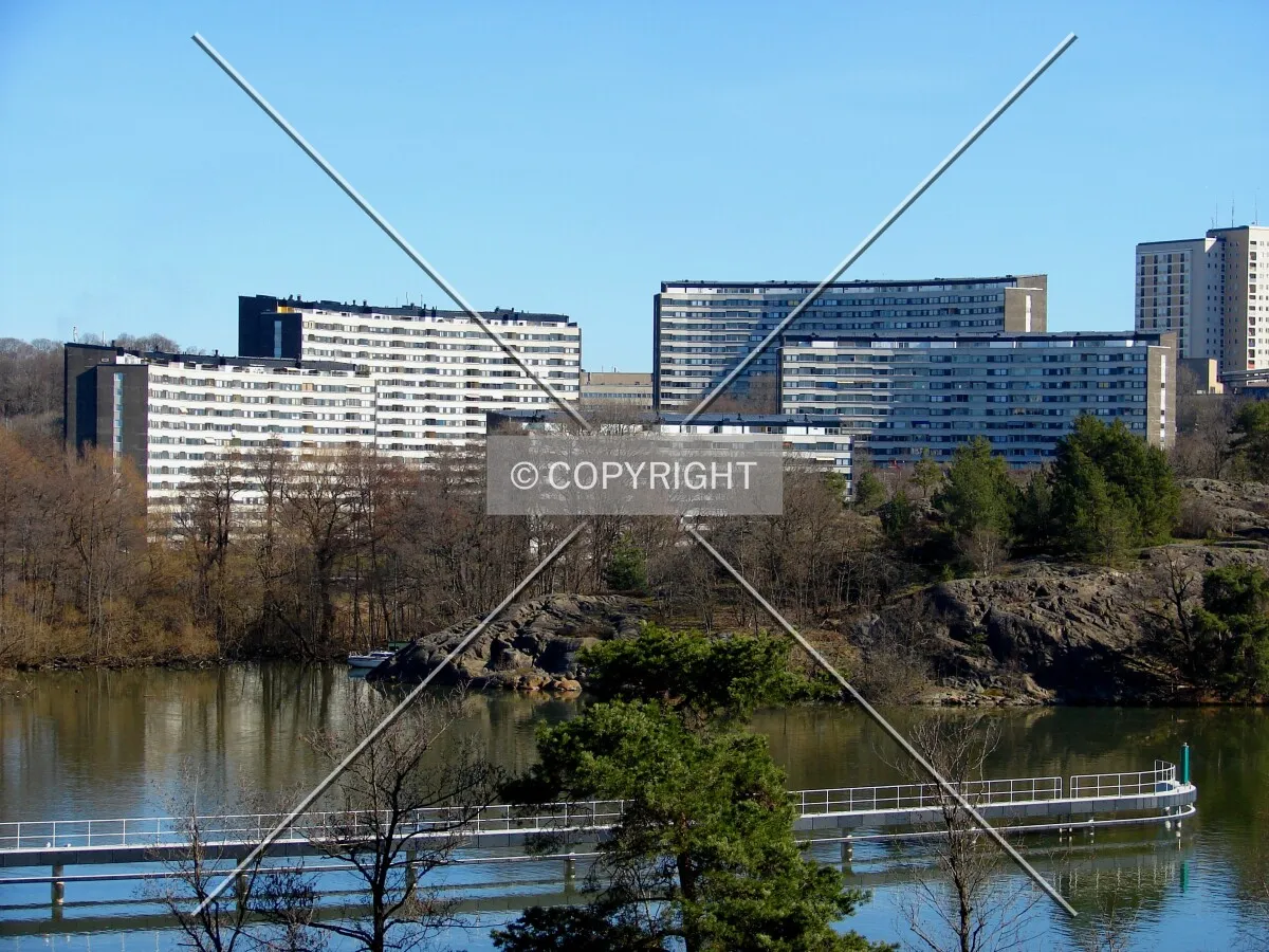 View from across Årstaviken