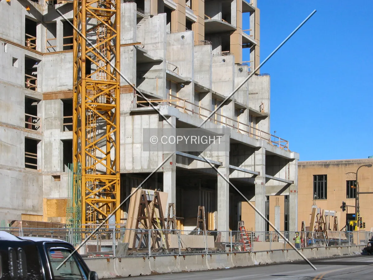 Future entrance from the southeast, across 3rd Avenue South