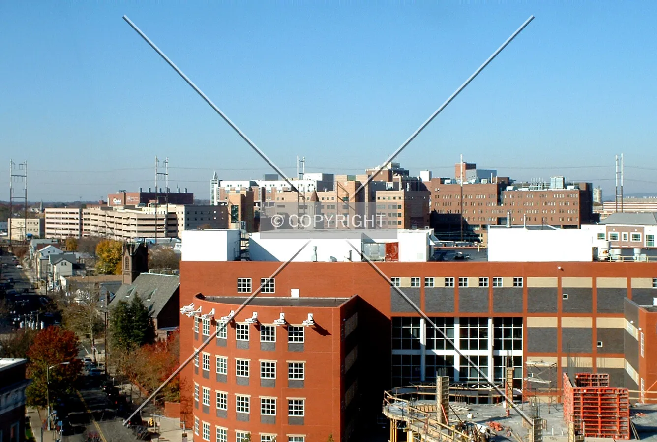 View from the southeast