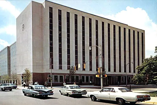 Vintage view from the northeast