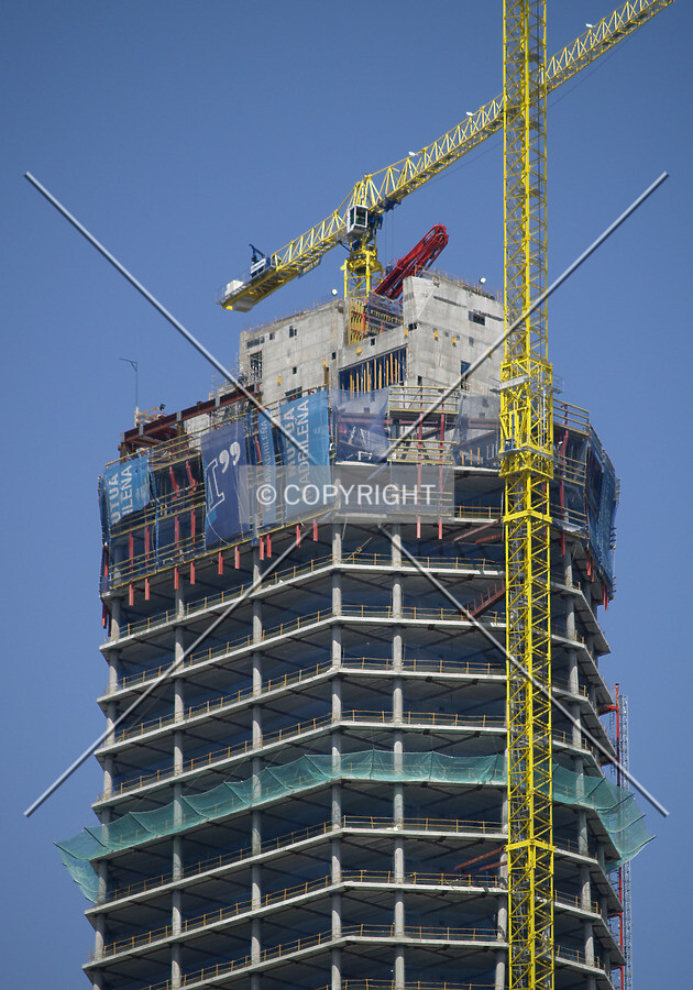 Top floors from the eastern side