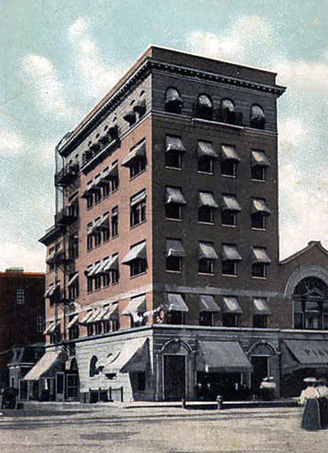 Vintage view from the southeast