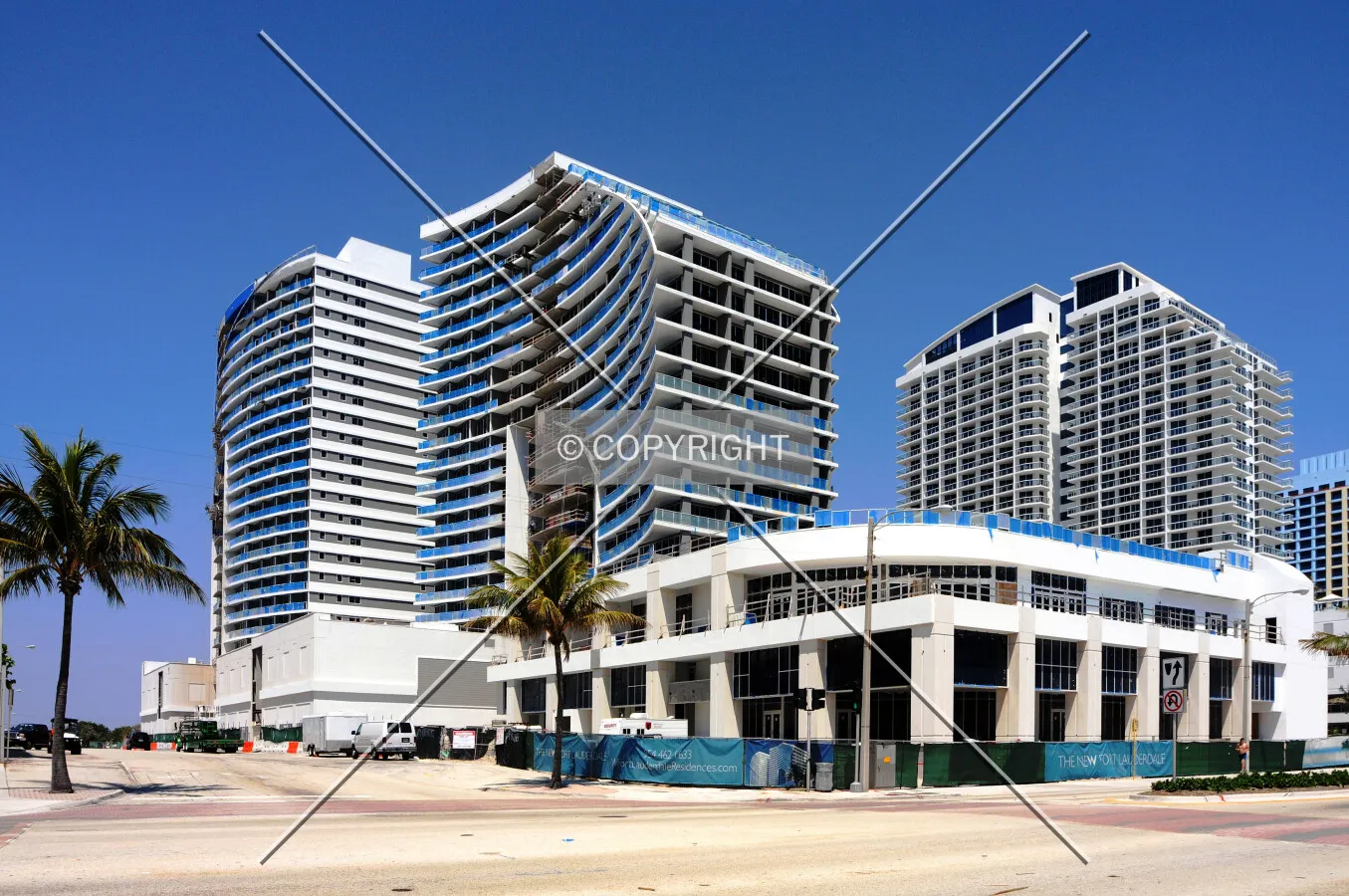 View from the southeast along the beach