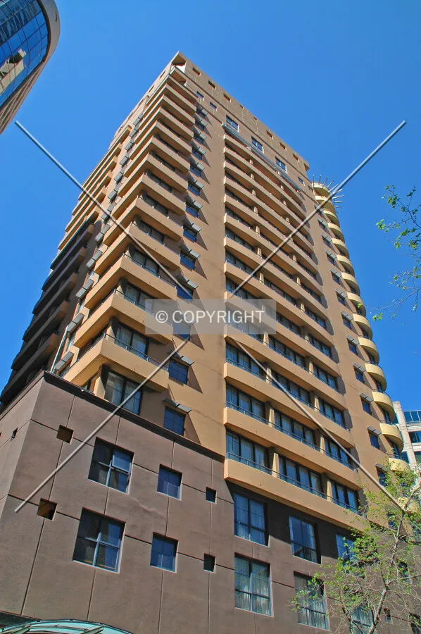 Looking up from Sussex Street