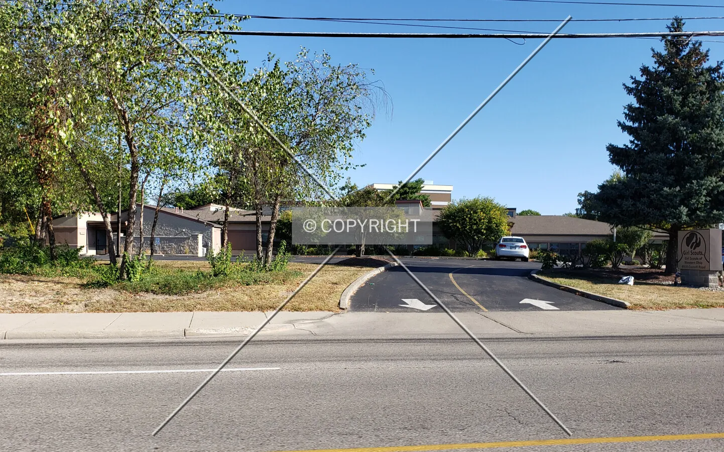 Southeast view; October 5, 2019
