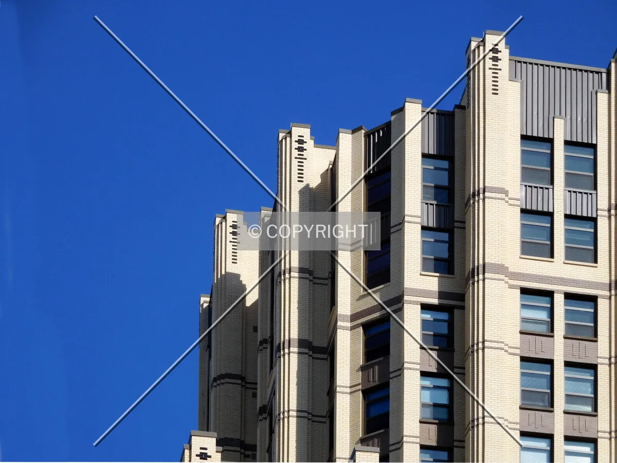 Upper northwest corner detail