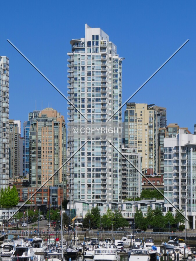 View to the northwest from the Cambie Bridge