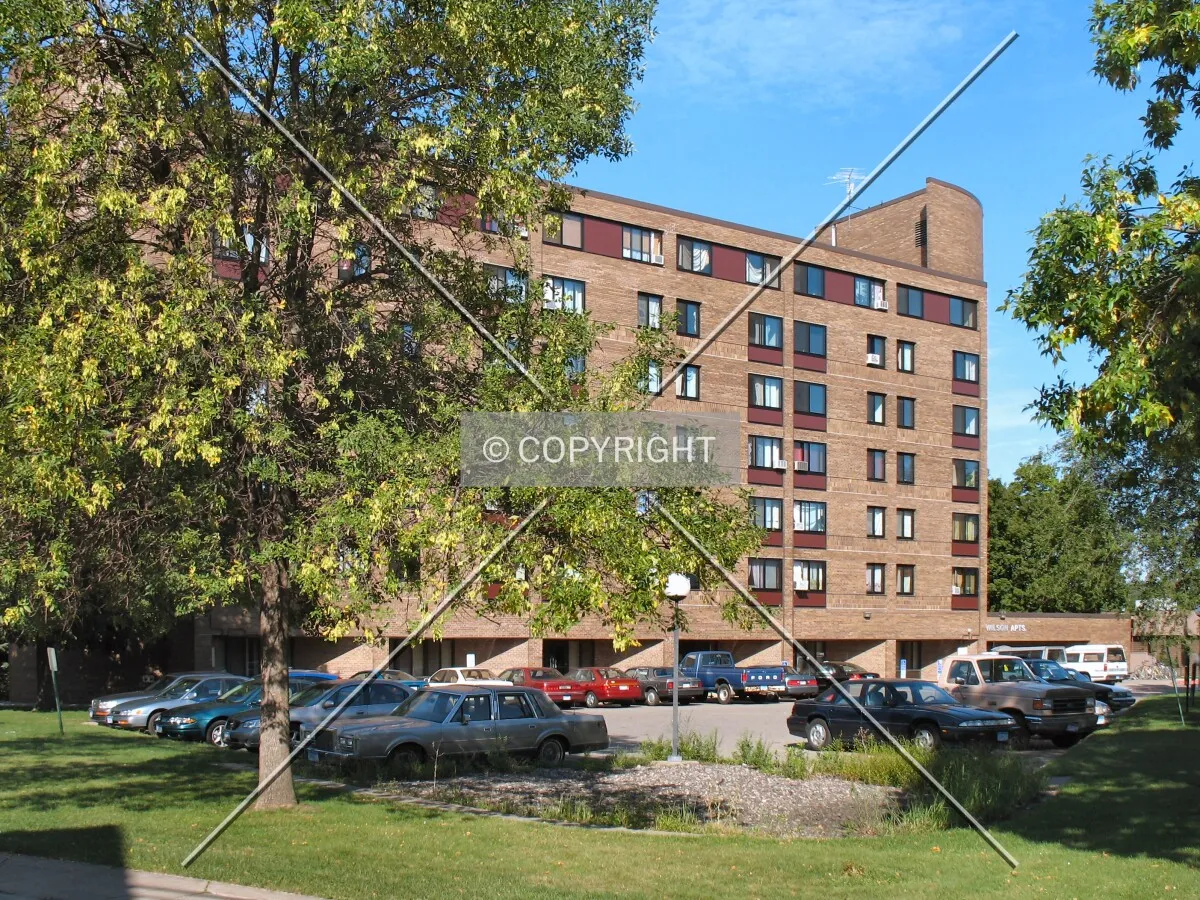 View to northwest from 3rd Avenue NE