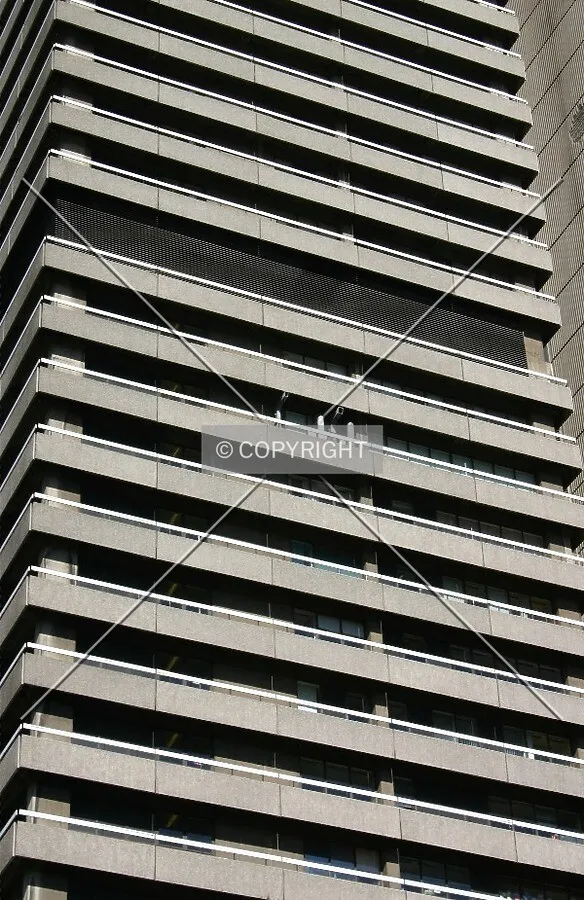 View of the balconies