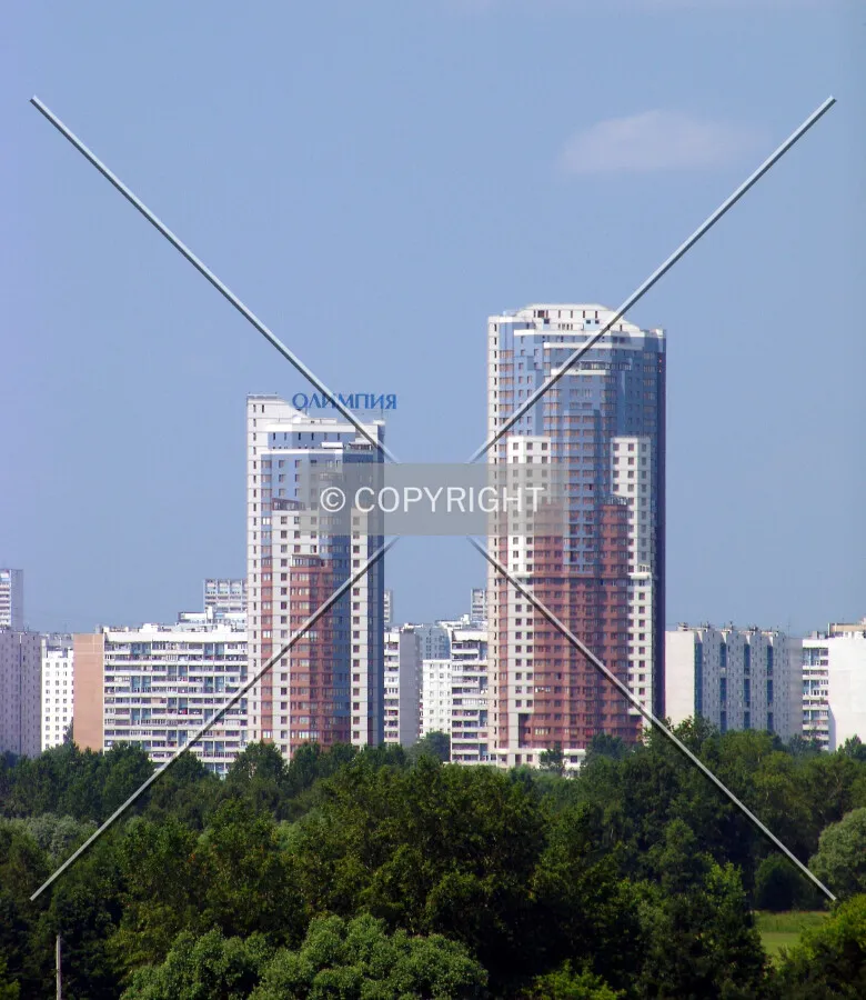 Distant view from Stroginsky Bridge