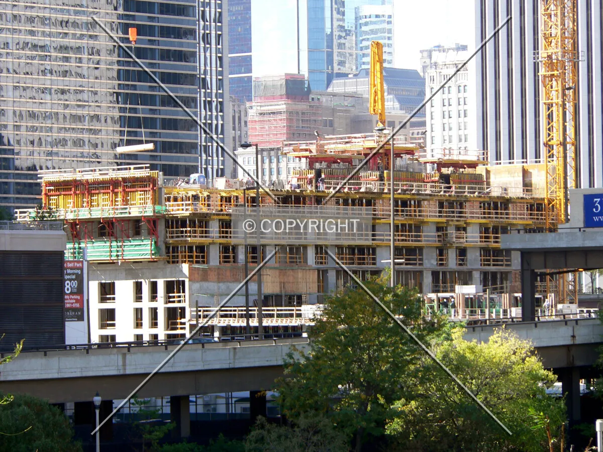 View to the southwest from Lake Shore Drive