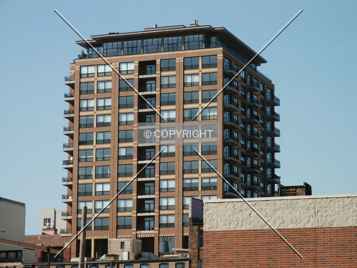 Upper two-thirds seen from Grand Avenue