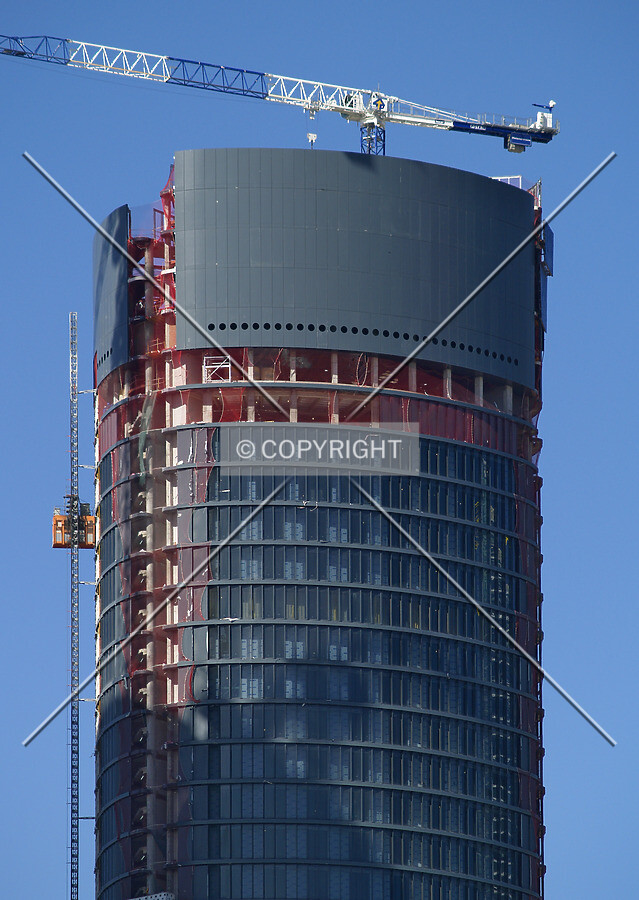 Top floors as seen from the east