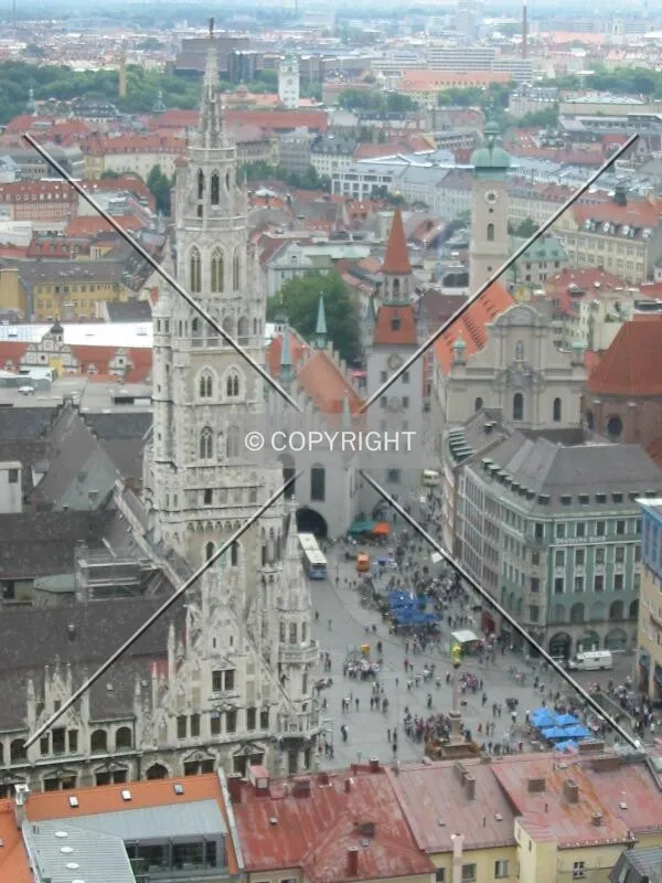 Marienplatz seen from Frauenkirche
