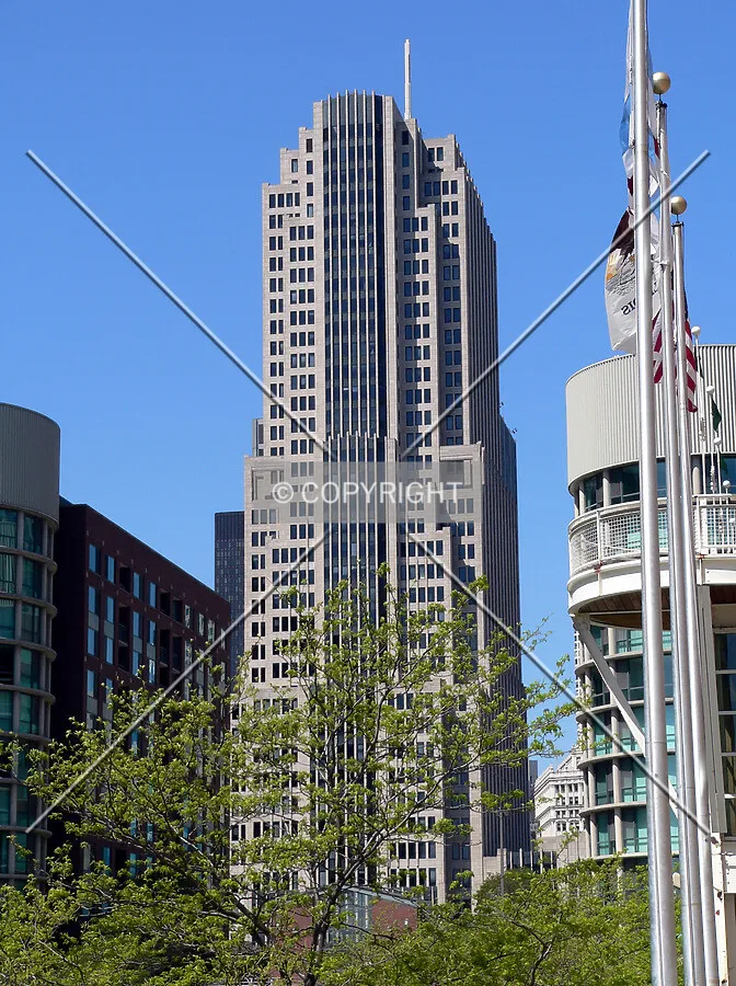 View to the west from the River East Art Center
