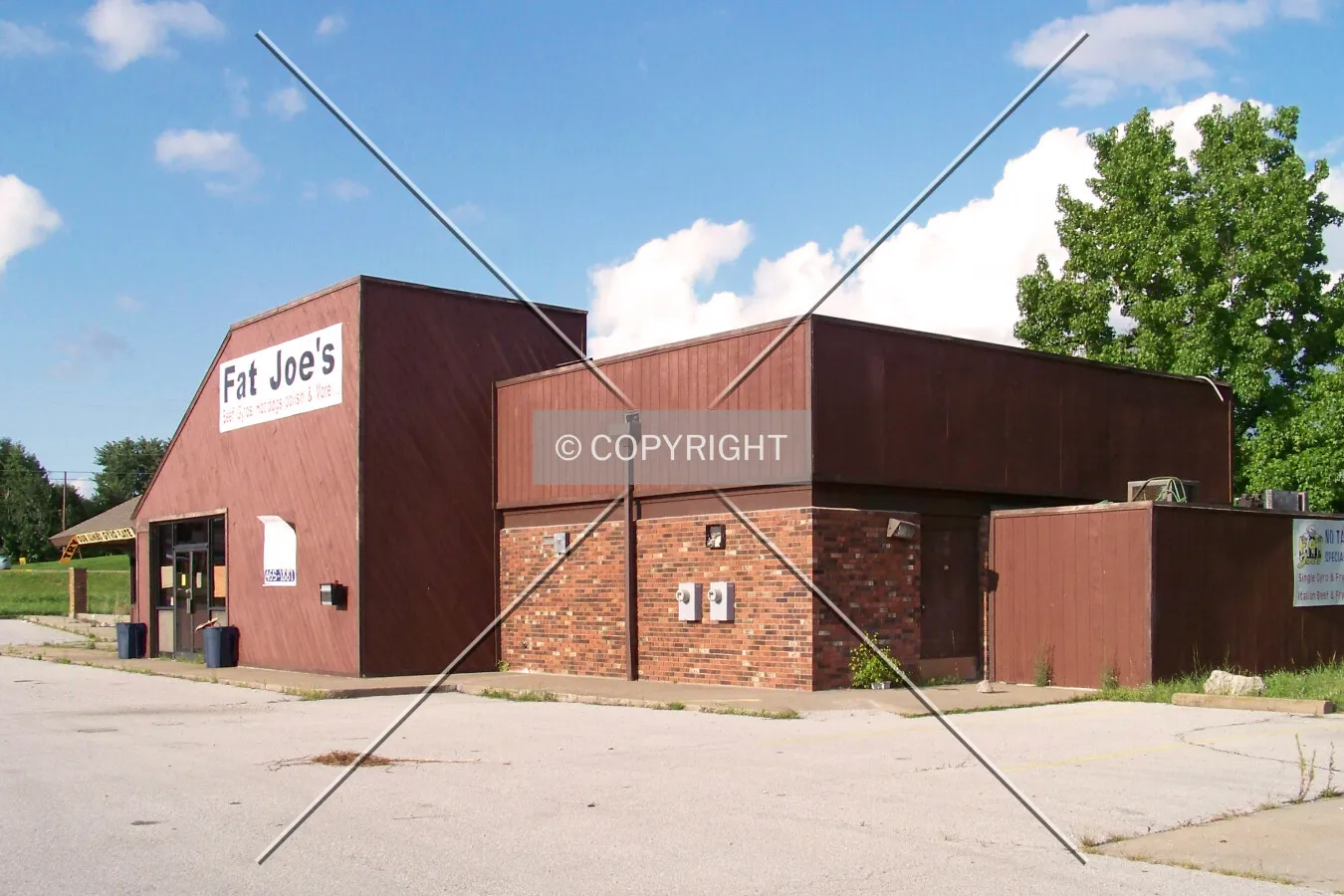 View from the southwest; July 19, 2009