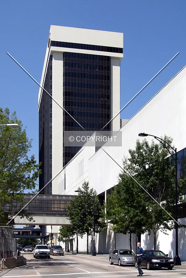 Looking south from East Trade Street