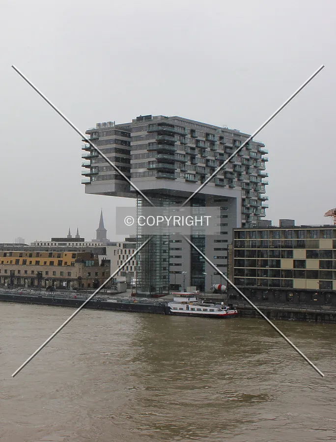 Northeast view from Severinsbrücke