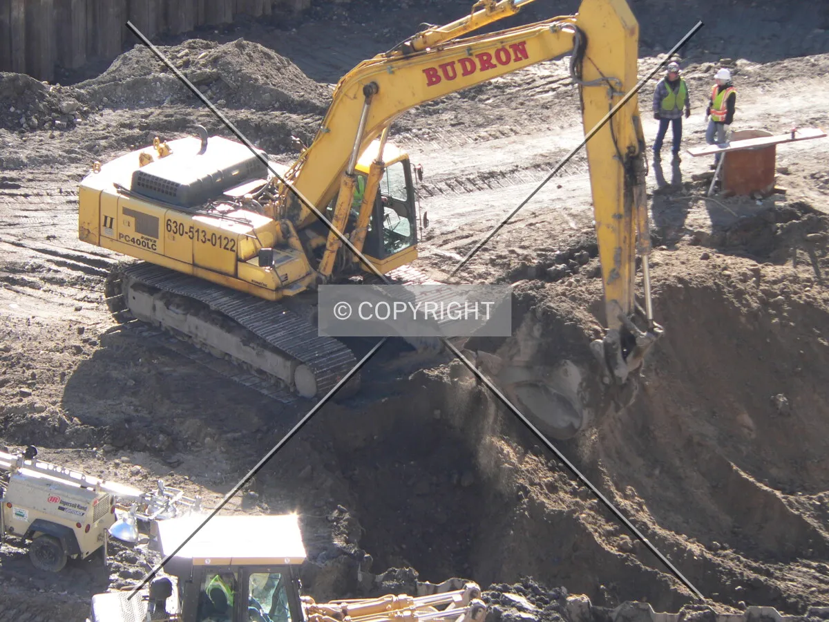 Excavating within the core area