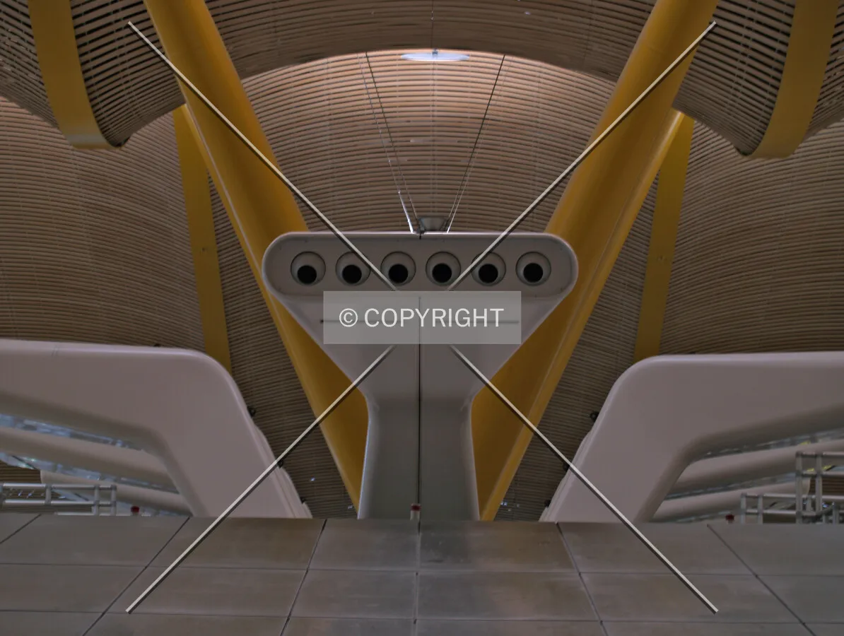 Detail of the check-in area