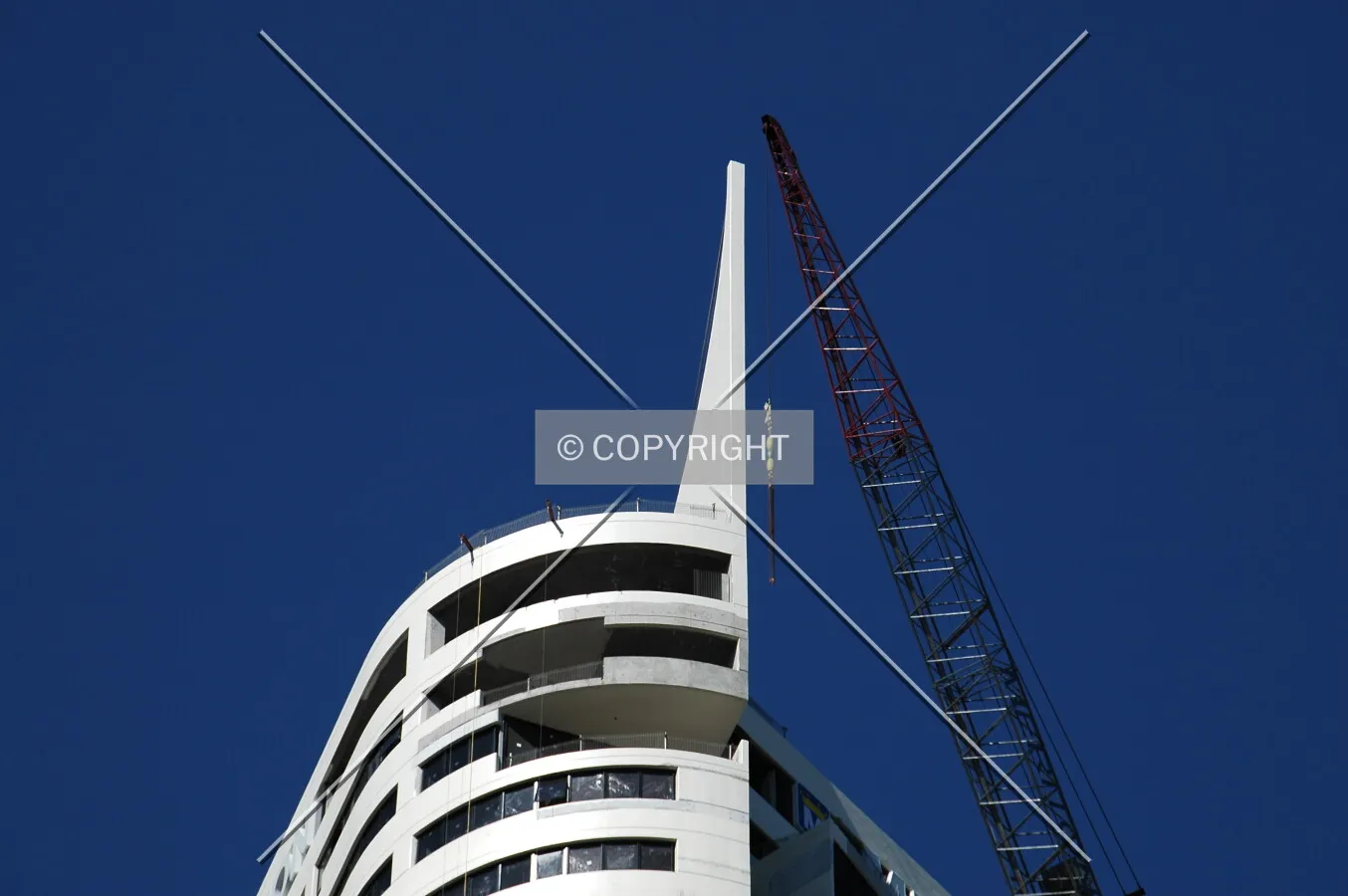 Top of northeast corner