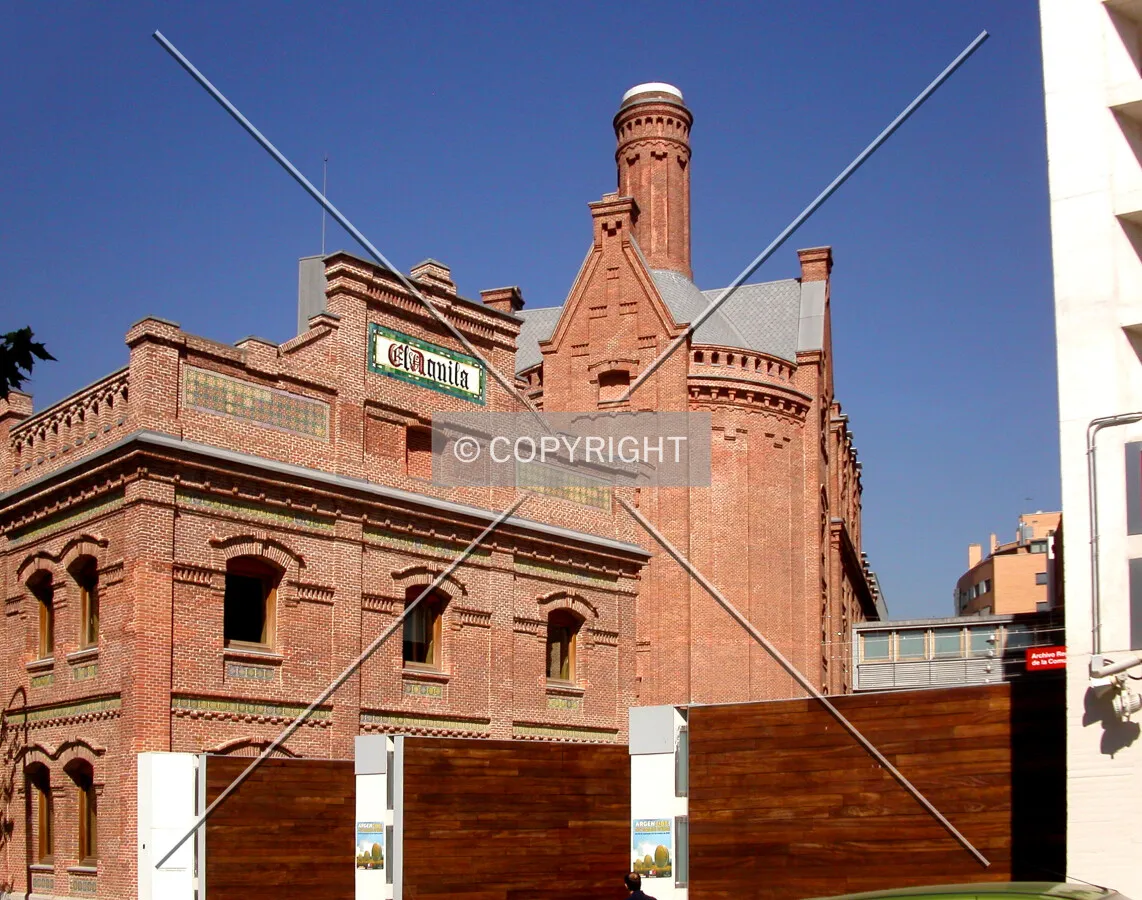 The library incorporates an old brewery