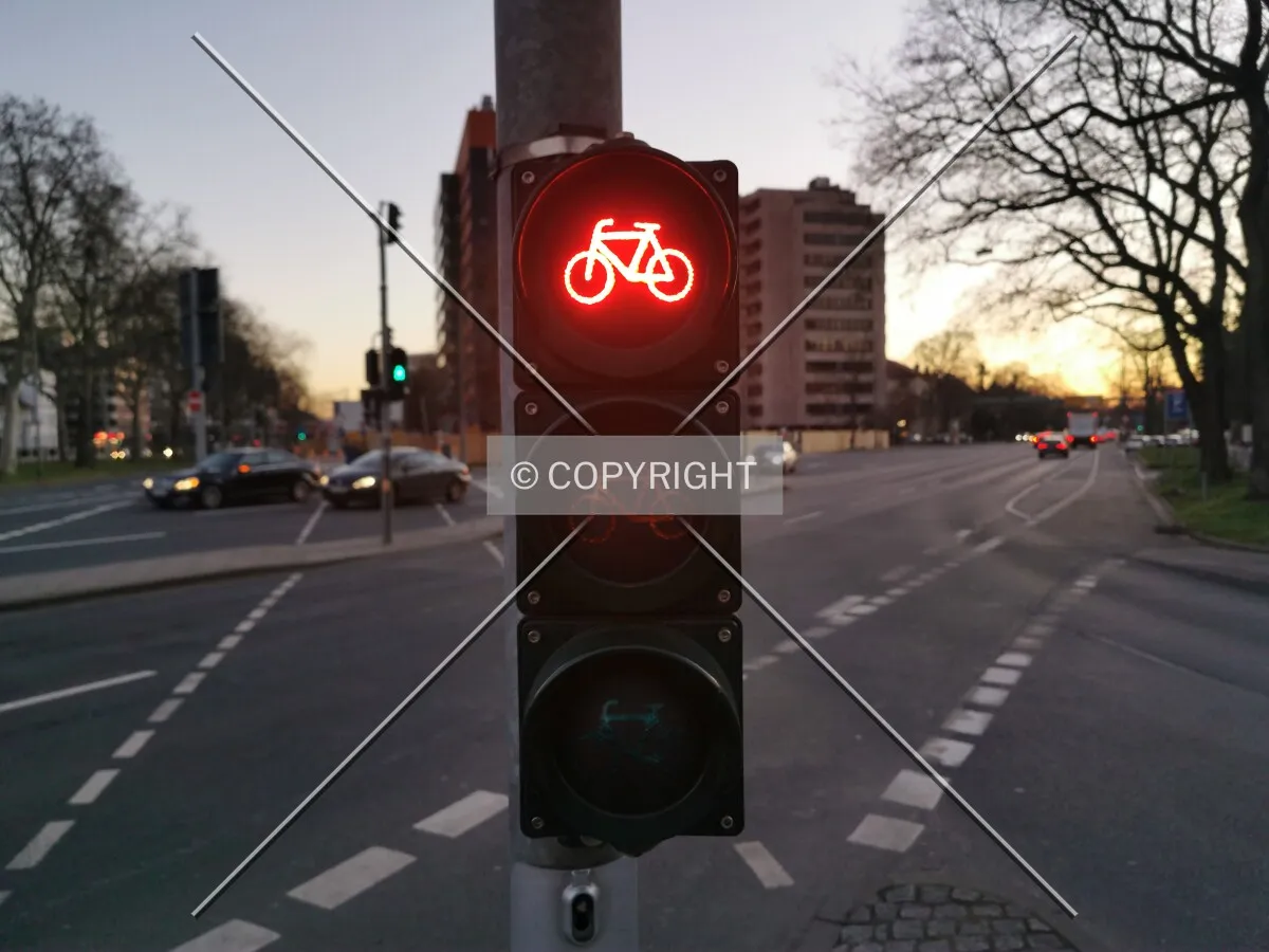 Traffic lights for bikes