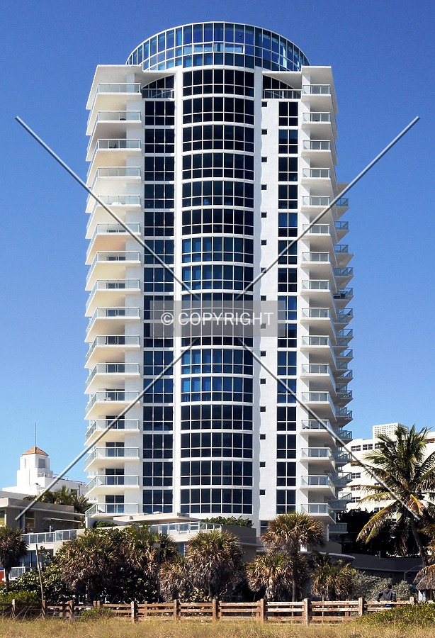 View from the northeast along the beach